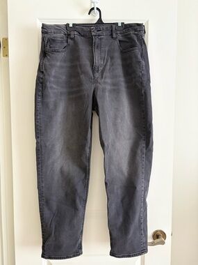 American Eagle Outfitters Slim Straight Charcoal Gray Jeans